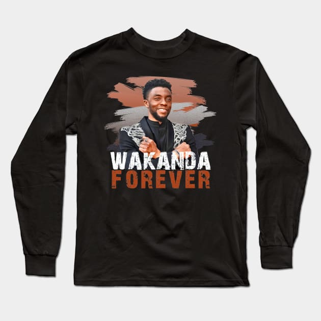 Wakanda Forever Long Sleeve T-Shirt by Sofiia Golovina